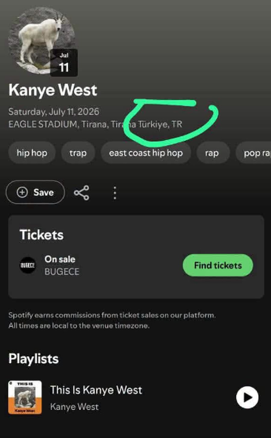 He received 4.2 million euros to promote Albania, Kanye West confuses us with