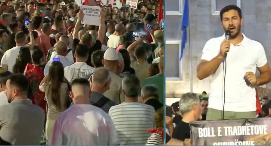 Activist Florian Ha&ccedil;kaj from the protest: Rama attacked me publicly, but