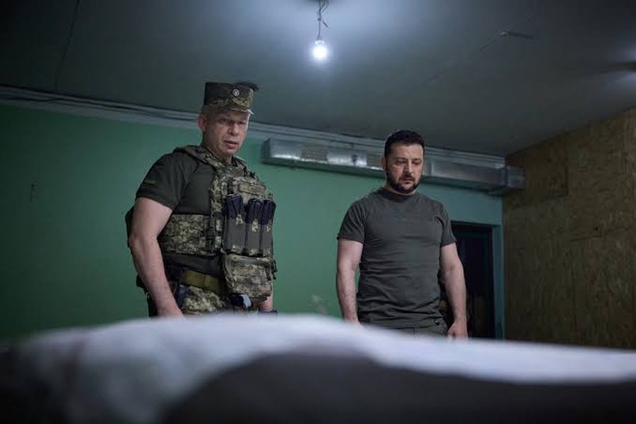Tjet&euml;r goditje n&euml; zem&euml;r t&euml; ushtris&euml; ukrainase, Zelensky