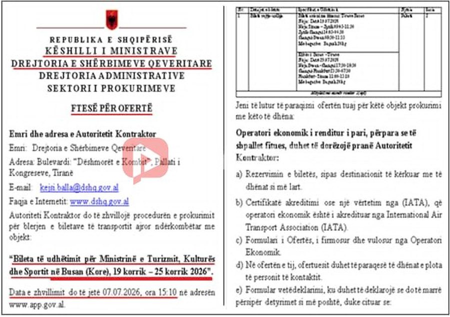 “Tymi” i pazareve të Ramës në Korenë e Jugut: